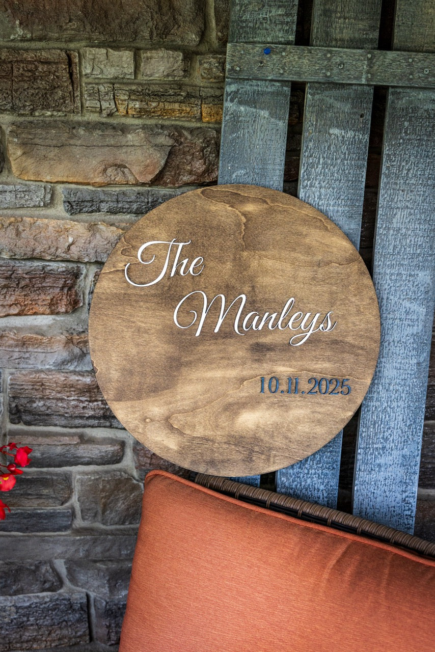 Rustic Wedding Guestbook Sign