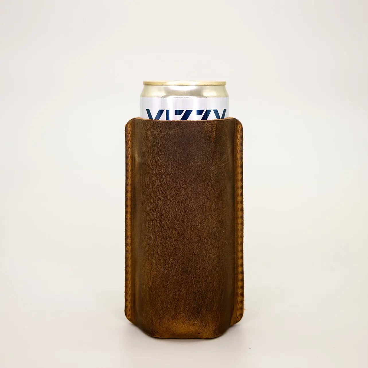 Personalized Leather Can Coolers
