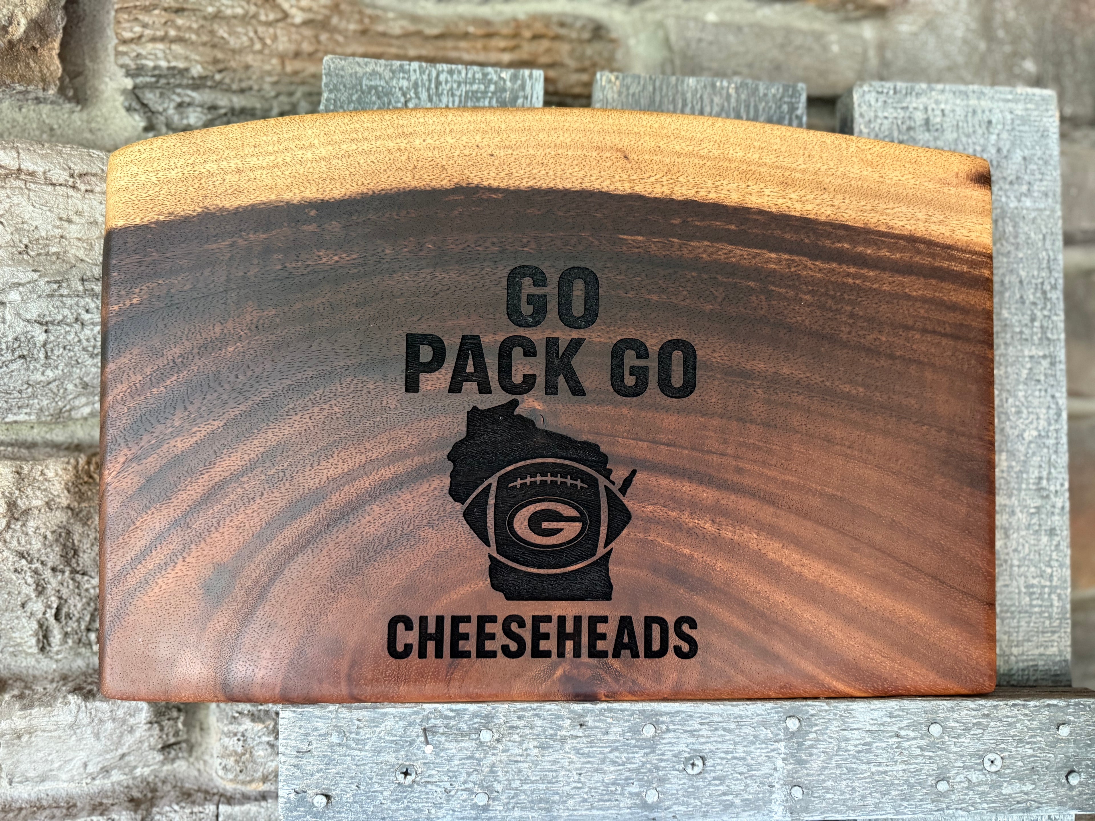 Personalized East Indian Walnut Serving Board