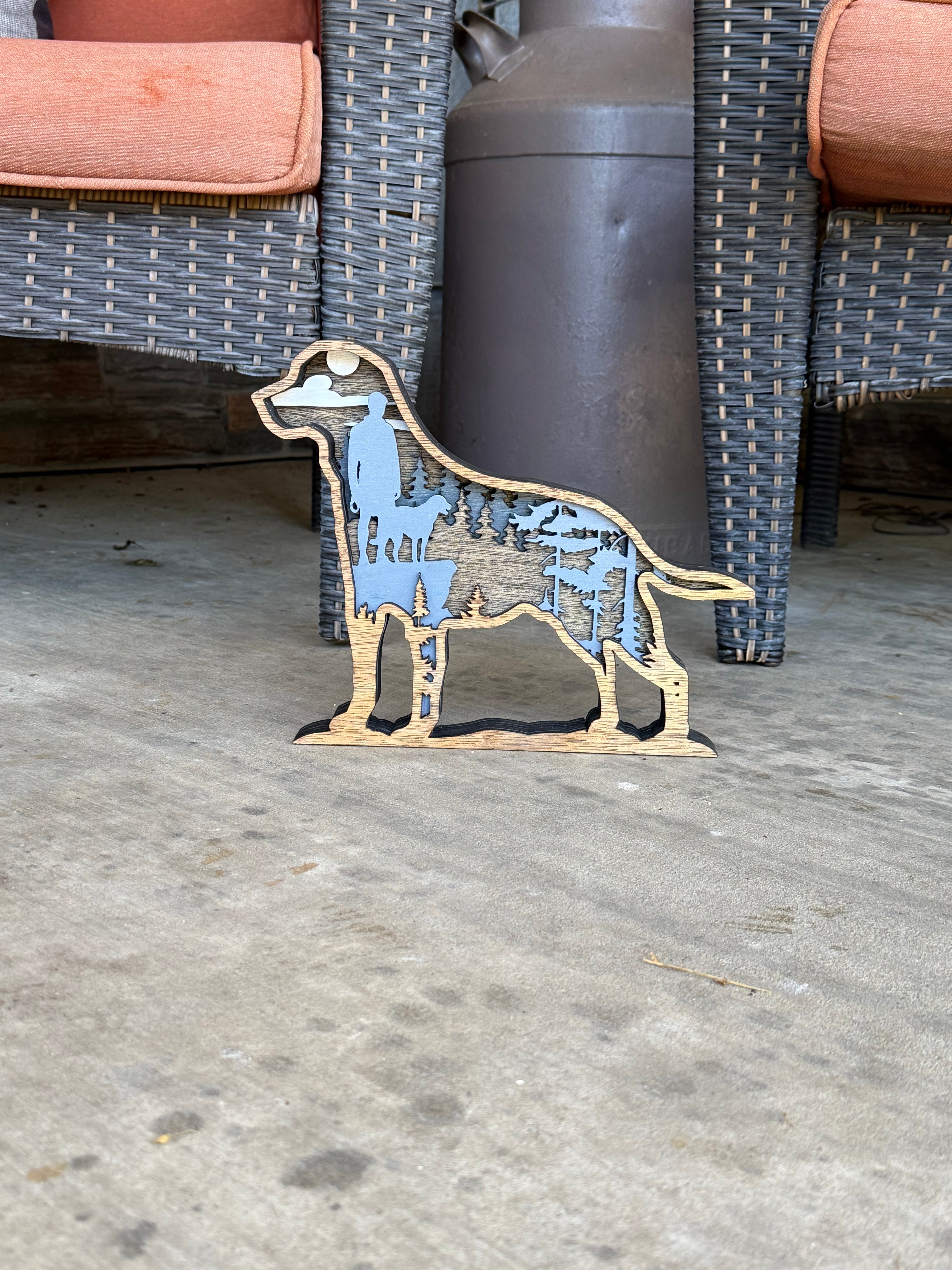 3D Labrador Decor