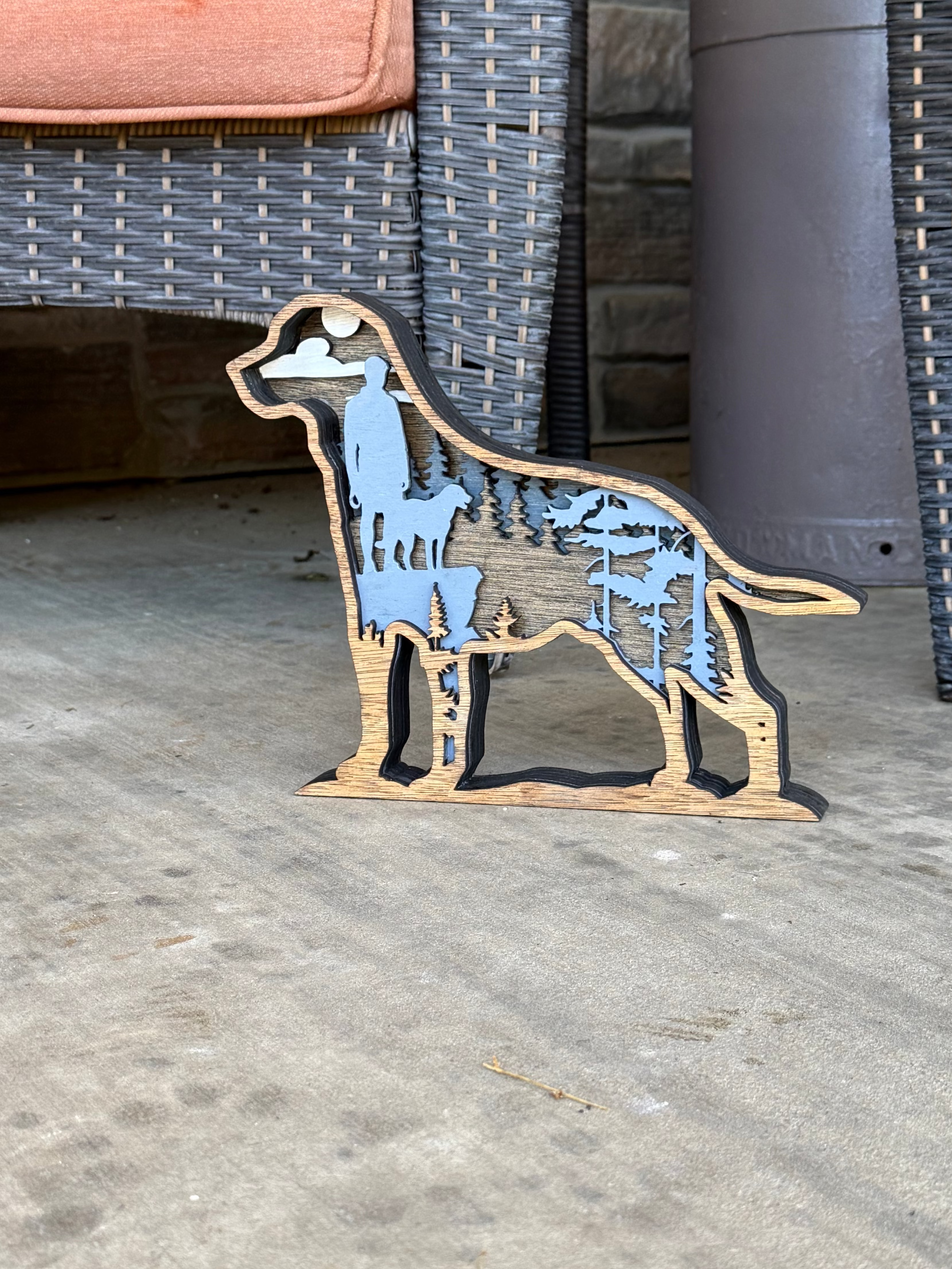 3D Labrador Decor