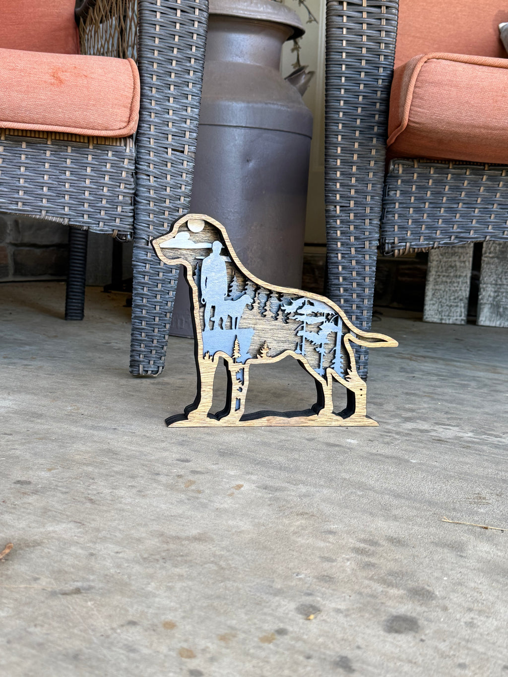 Layered Labrador Decor