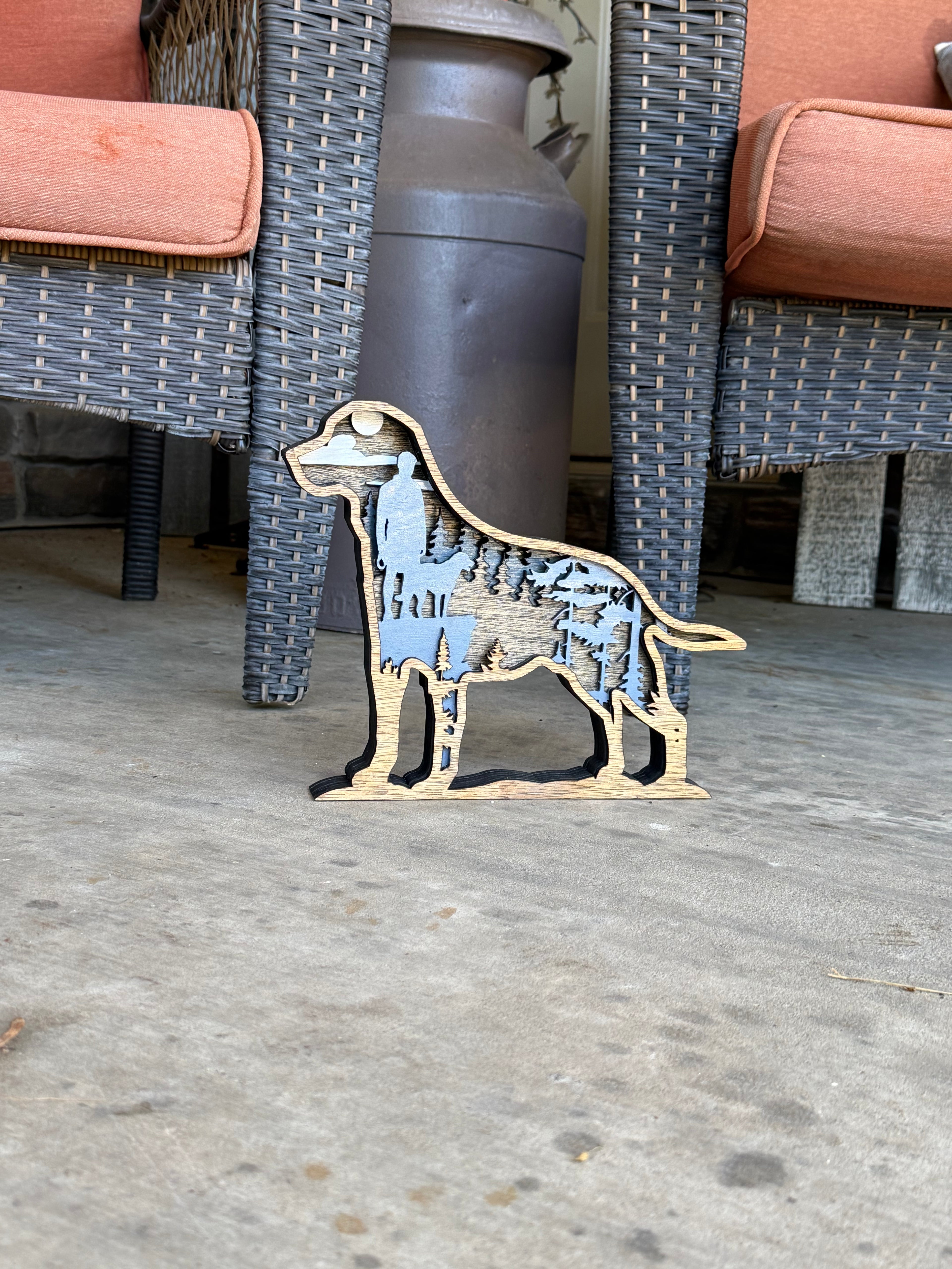 3D Labrador Decor