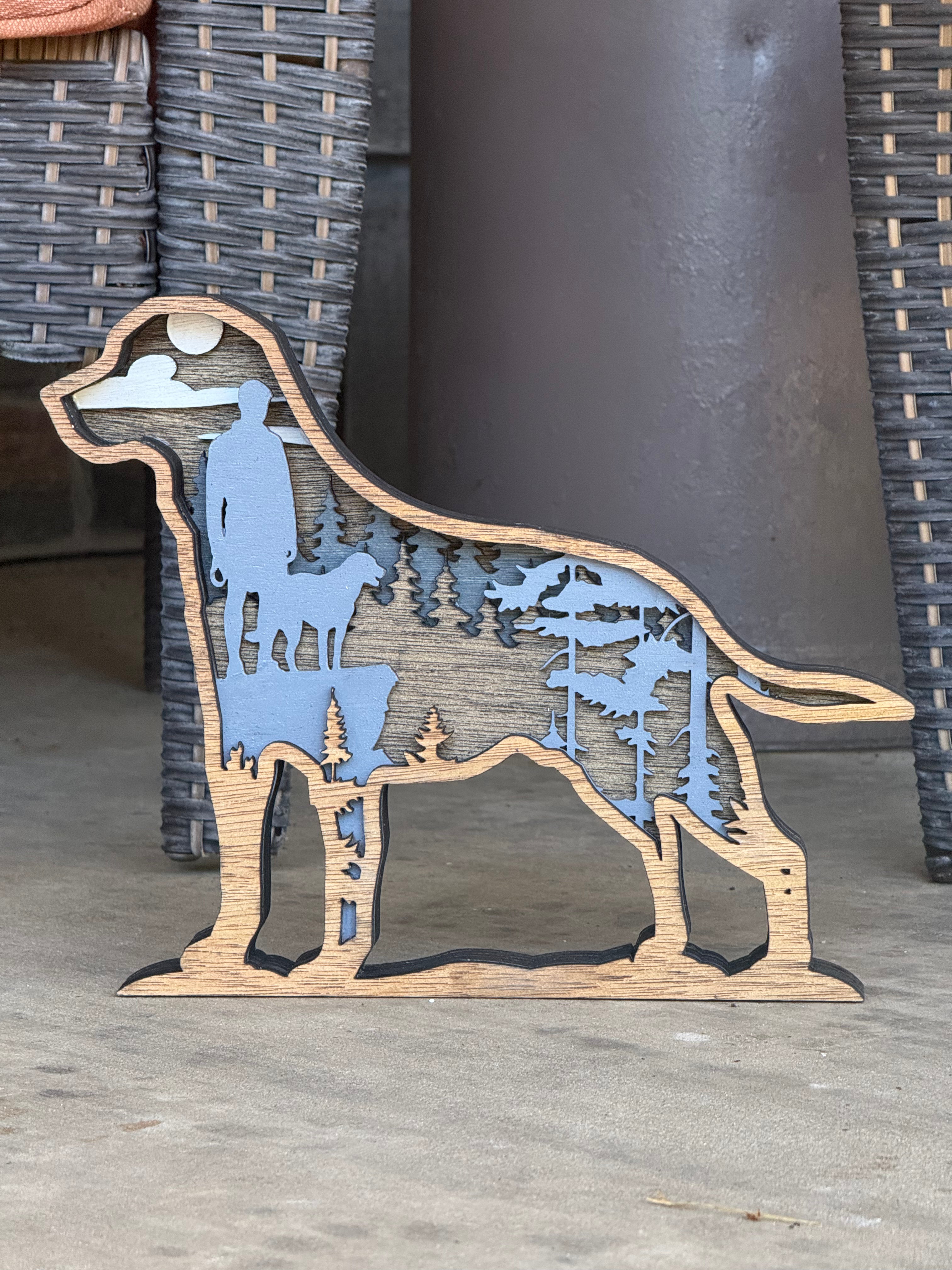 3D Labrador Decor