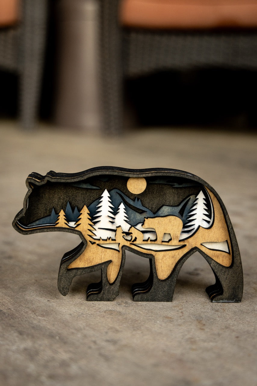 3D Bear Decor