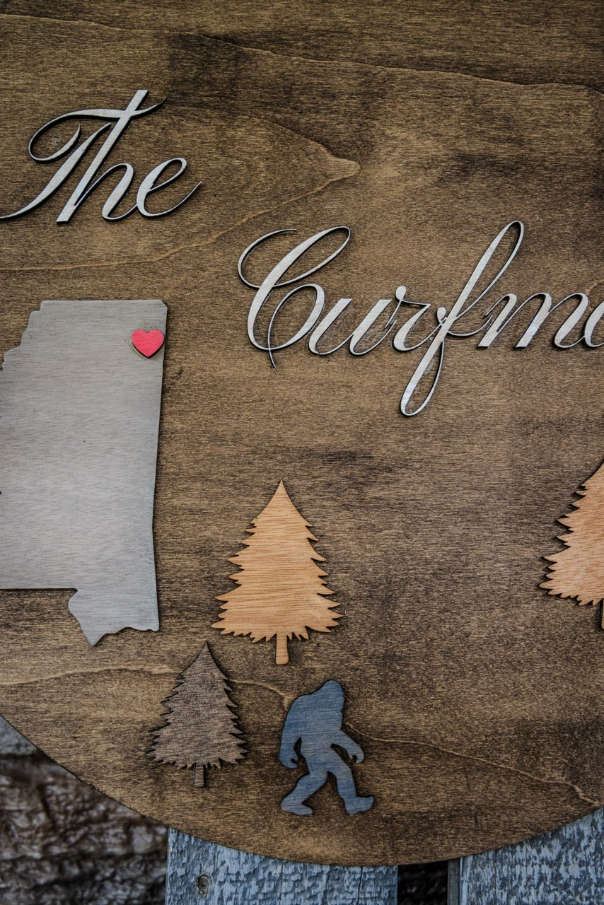 Personalized Welcome Sign