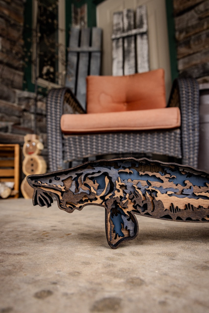 3D Sturgeon Decor