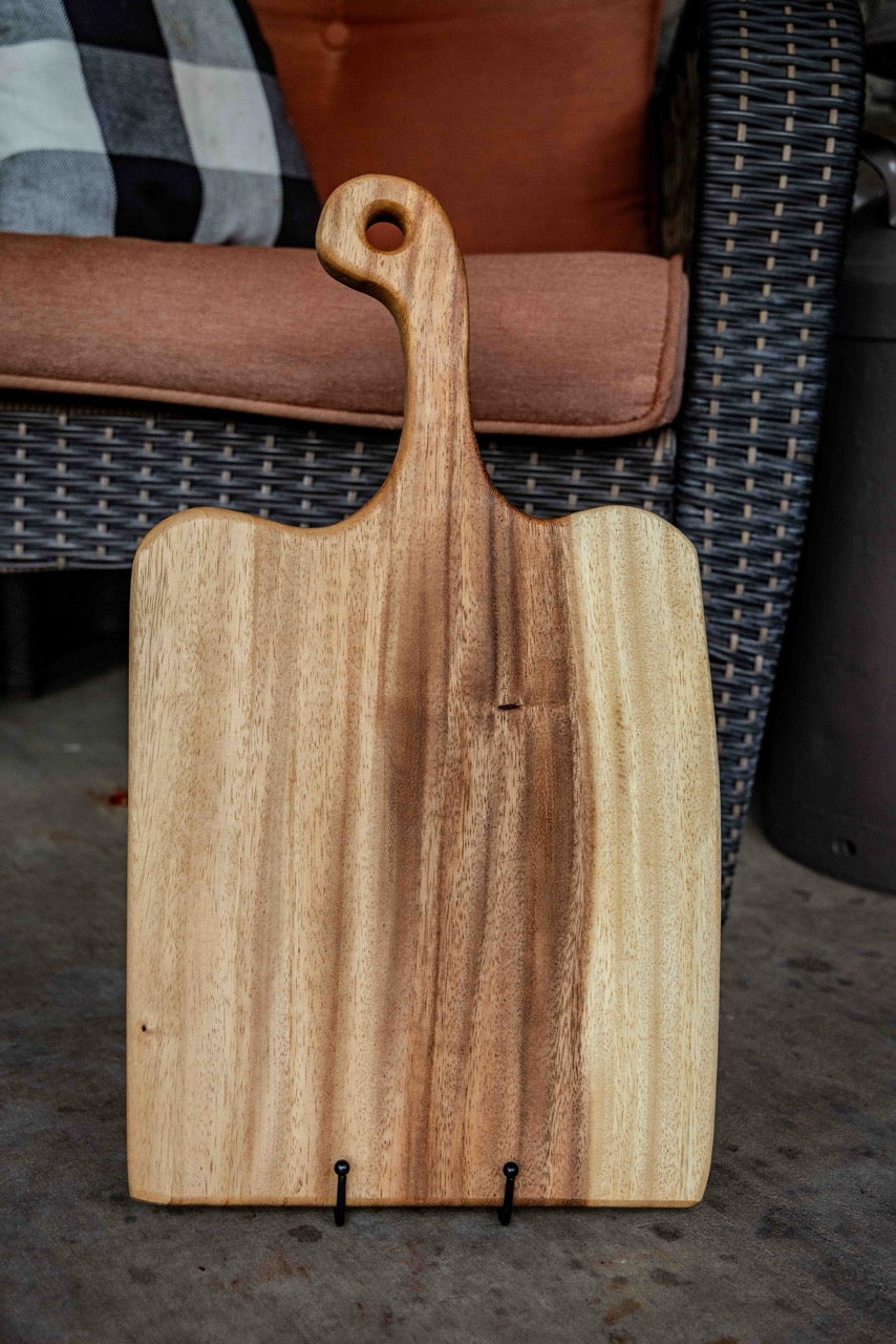 Personalized Large East Indian Walnut Serving Board