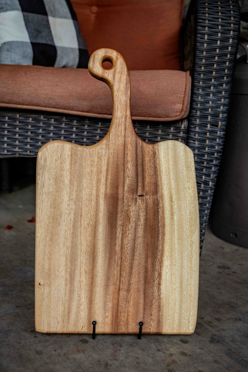 Personalized Large East Indian Walnut Serving Board