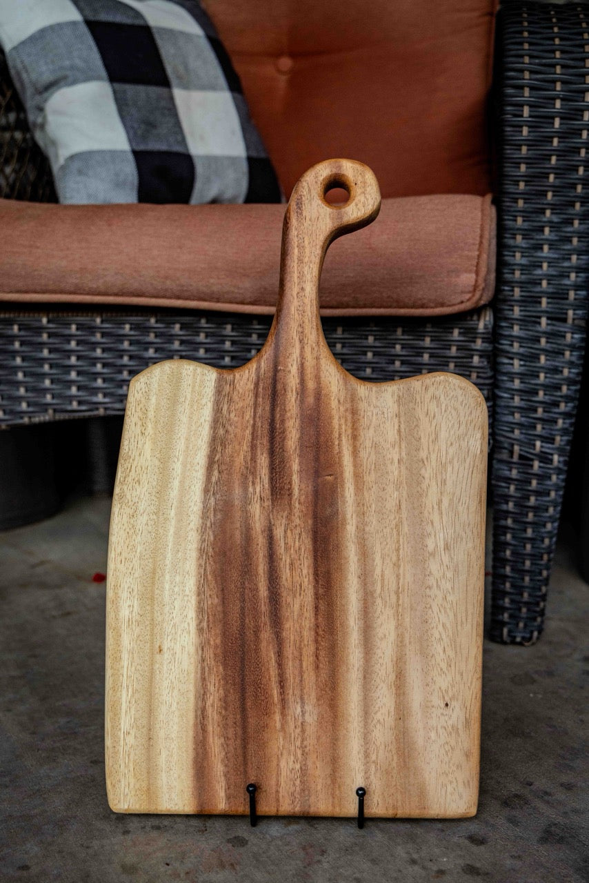 Personalized Large East Indian Walnut Serving Board