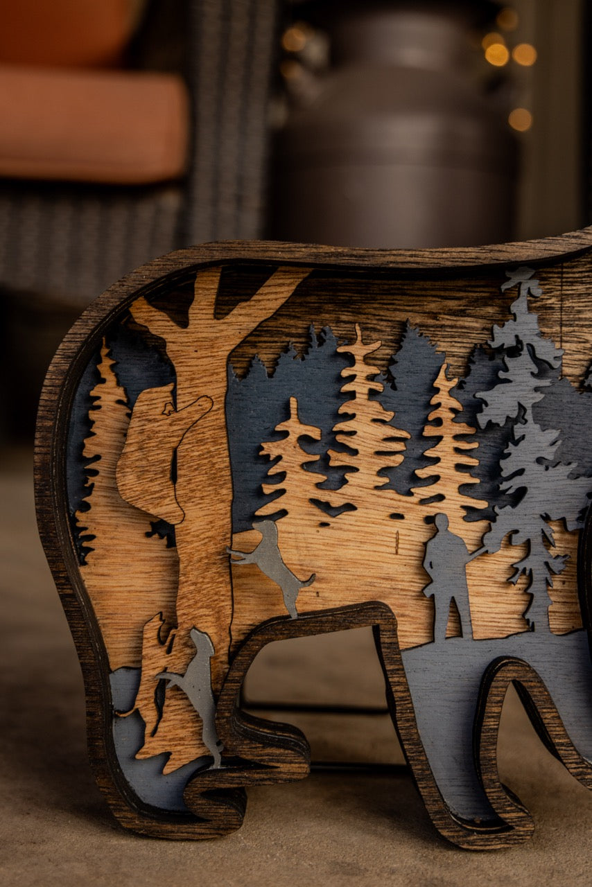 Backcountry Chase - 3D Bear Decor
