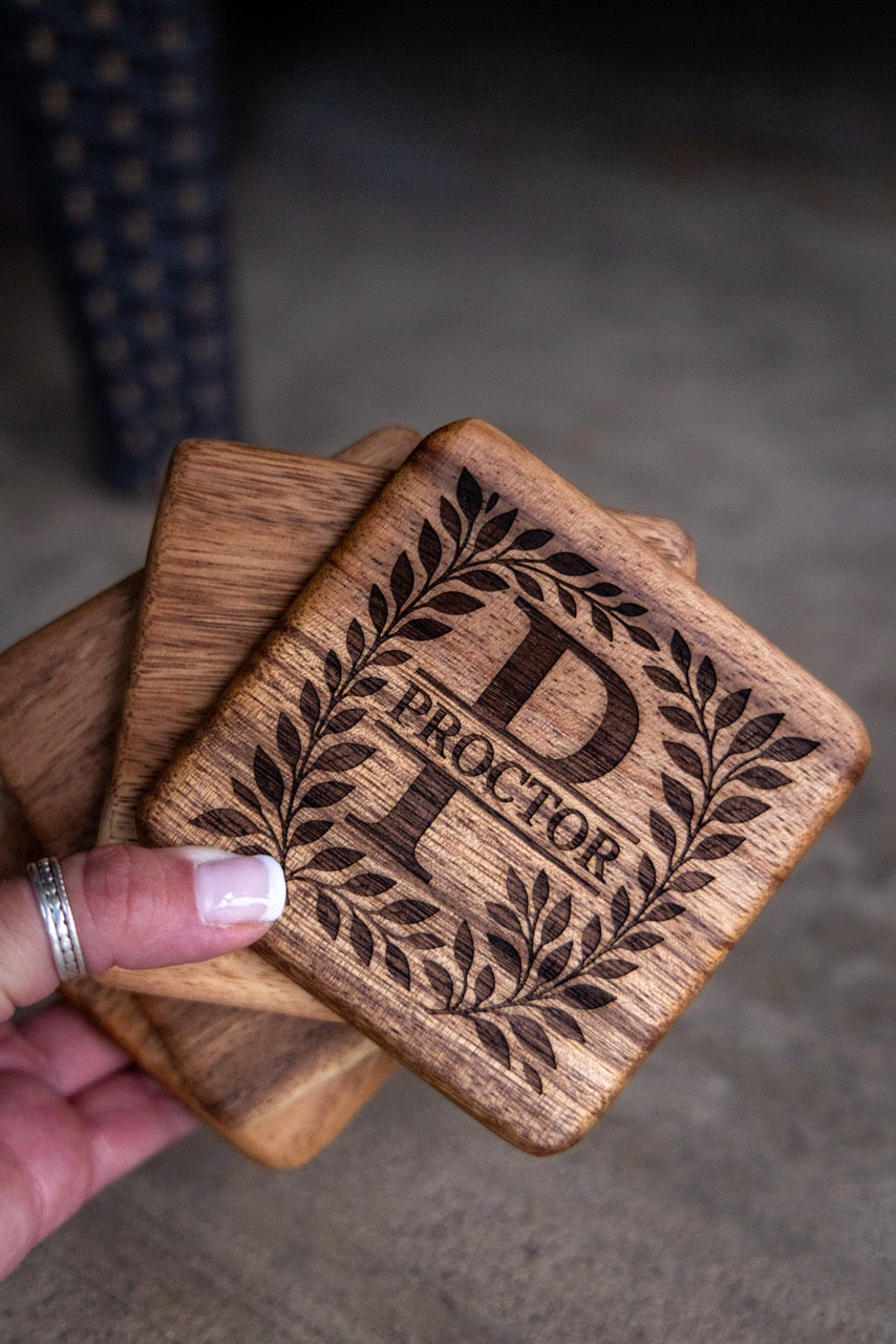 Walnut Coasters (Set of 4)