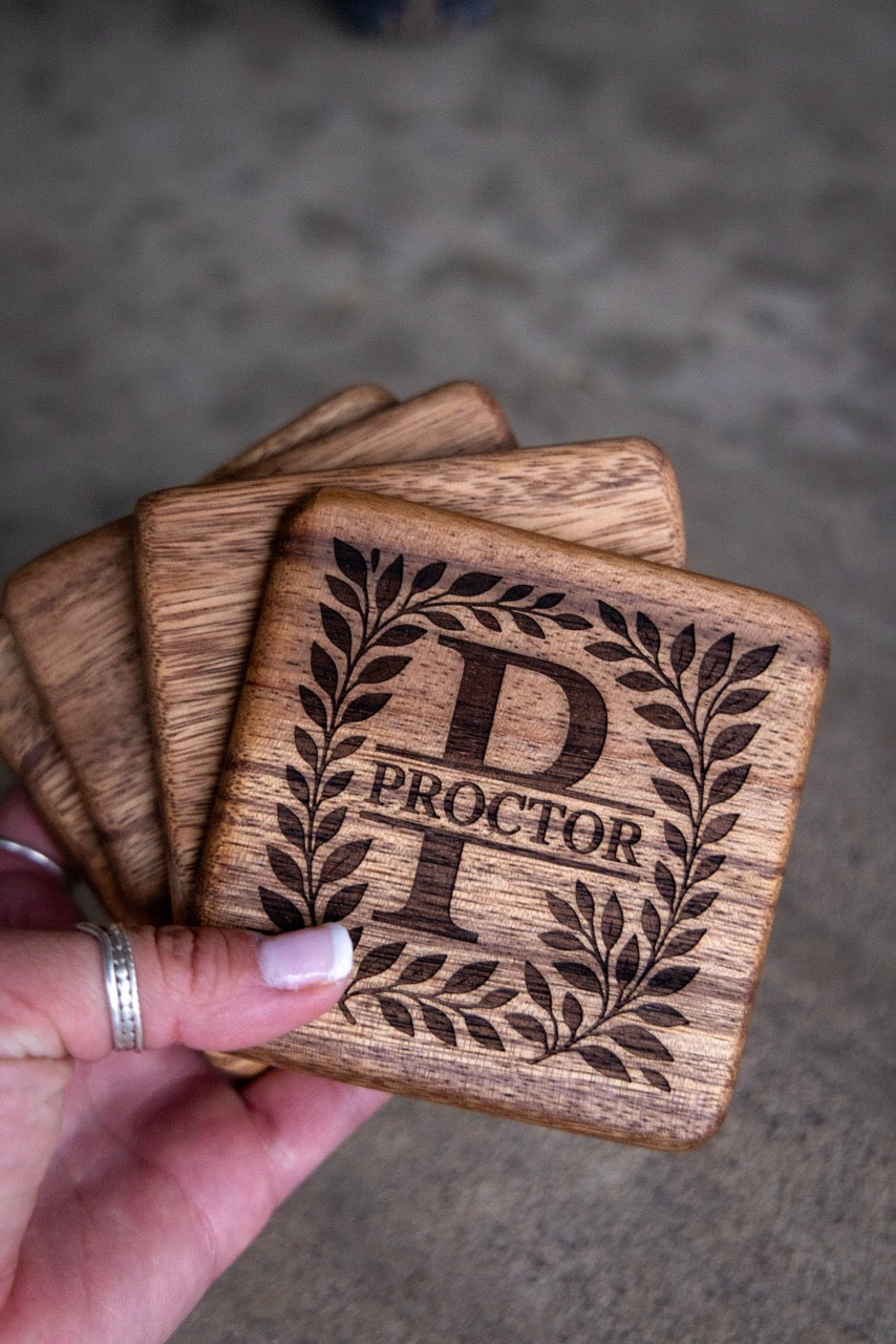 Walnut Coasters (Set of 4)