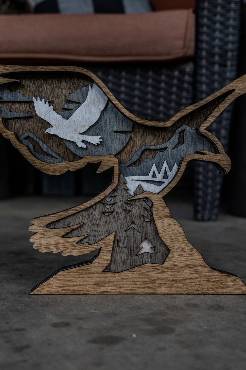 3D Eagle Decor