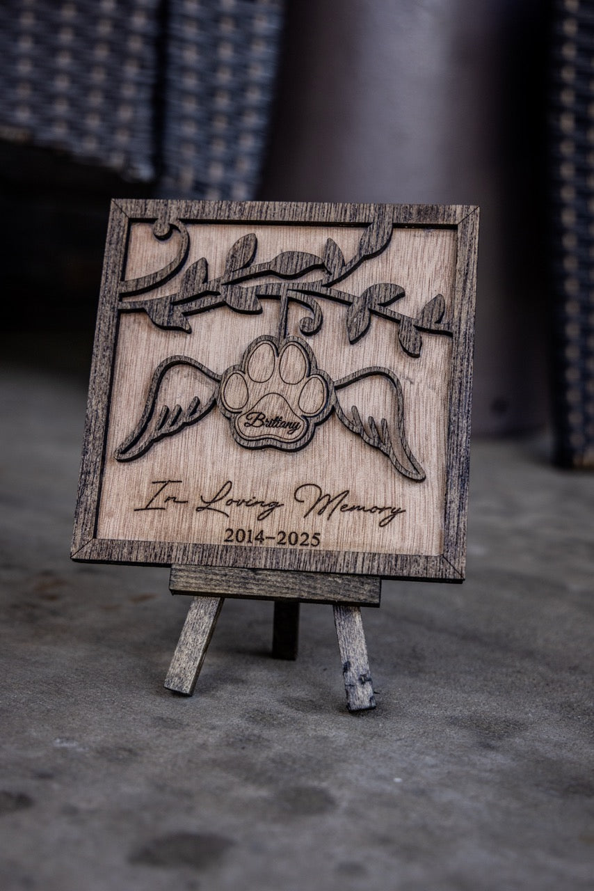 Pet Memorial Plaque