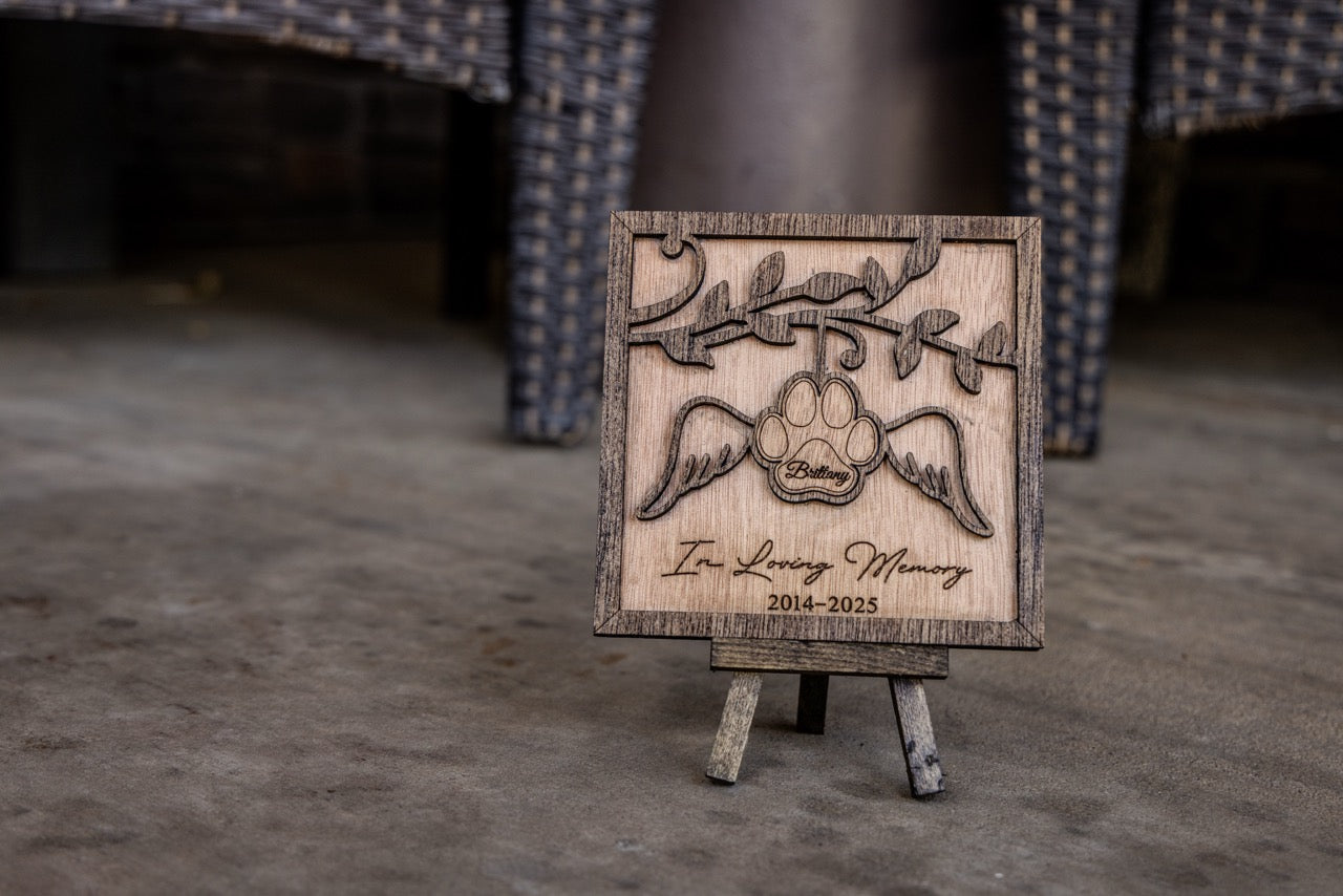 Pet Memorial Plaque