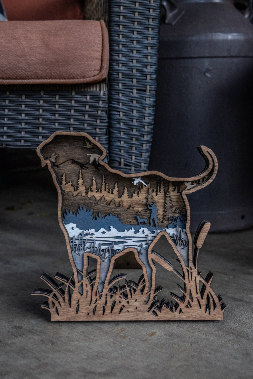 3D Labrador Decor