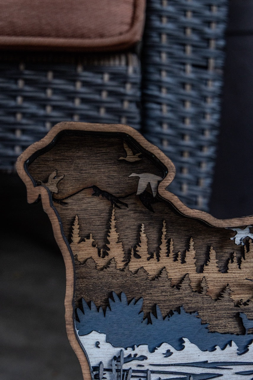 3D Labrador Decor