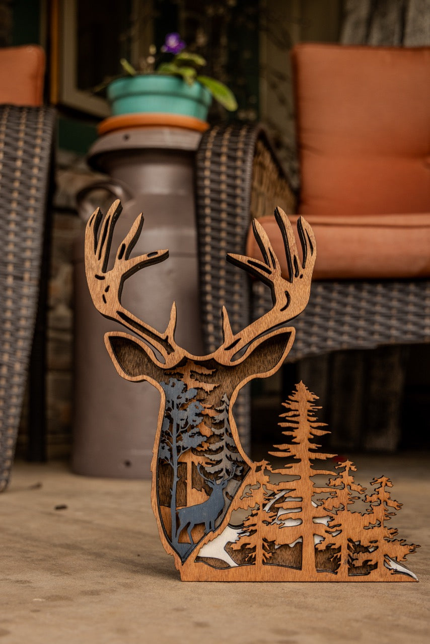 3D Whitetail Decor