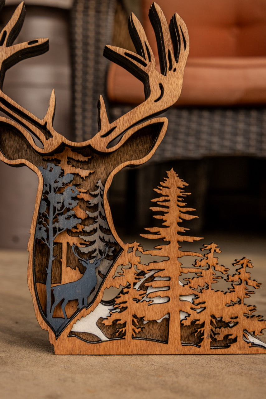 3D Whitetail Decor