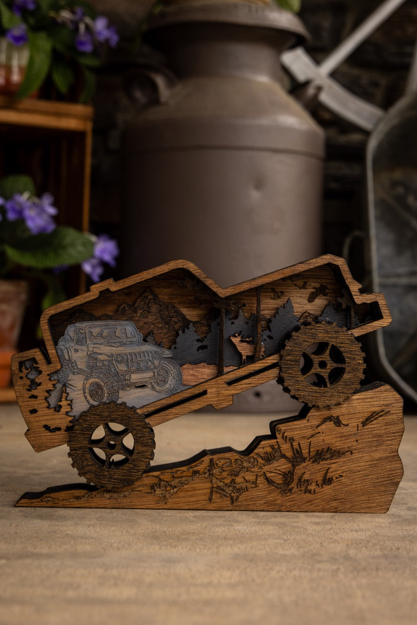 3D Jeep Decor