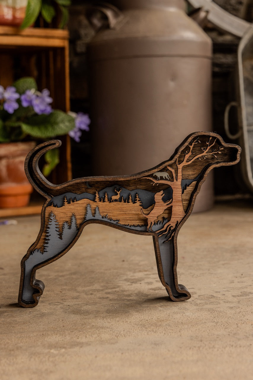 3D Hound Decor