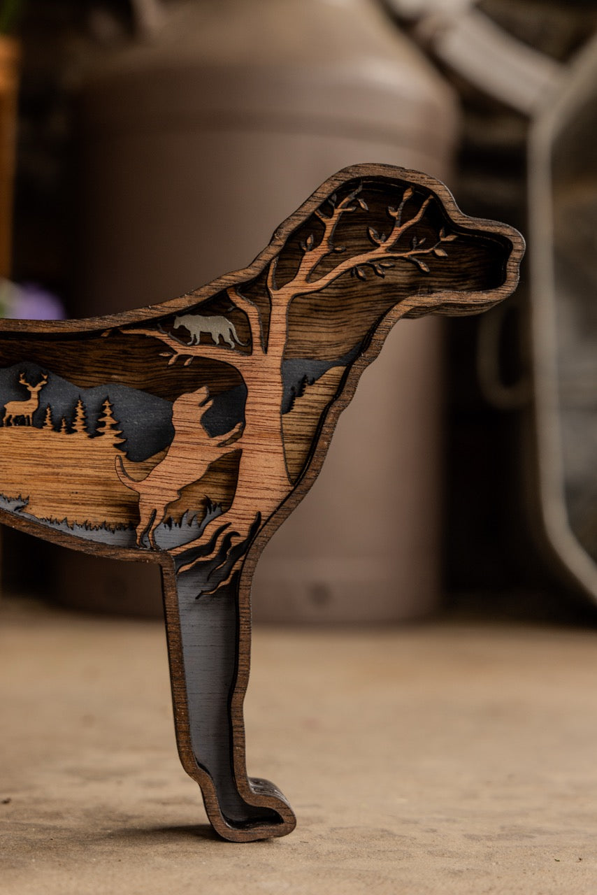 3D Hound Decor