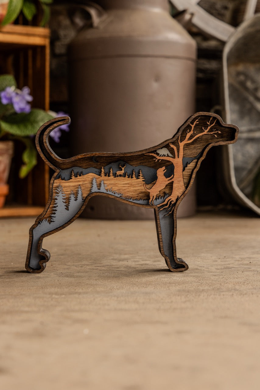3D Hound Decor