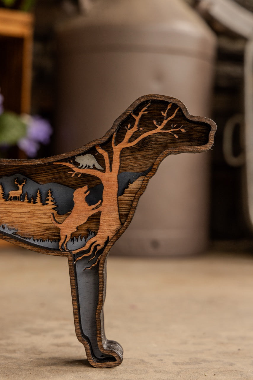 3D Hound Decor
