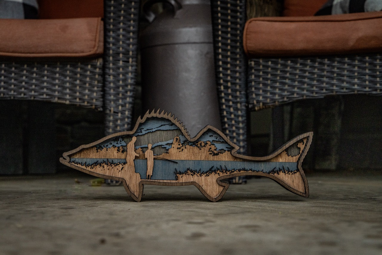 3D Walleye Art