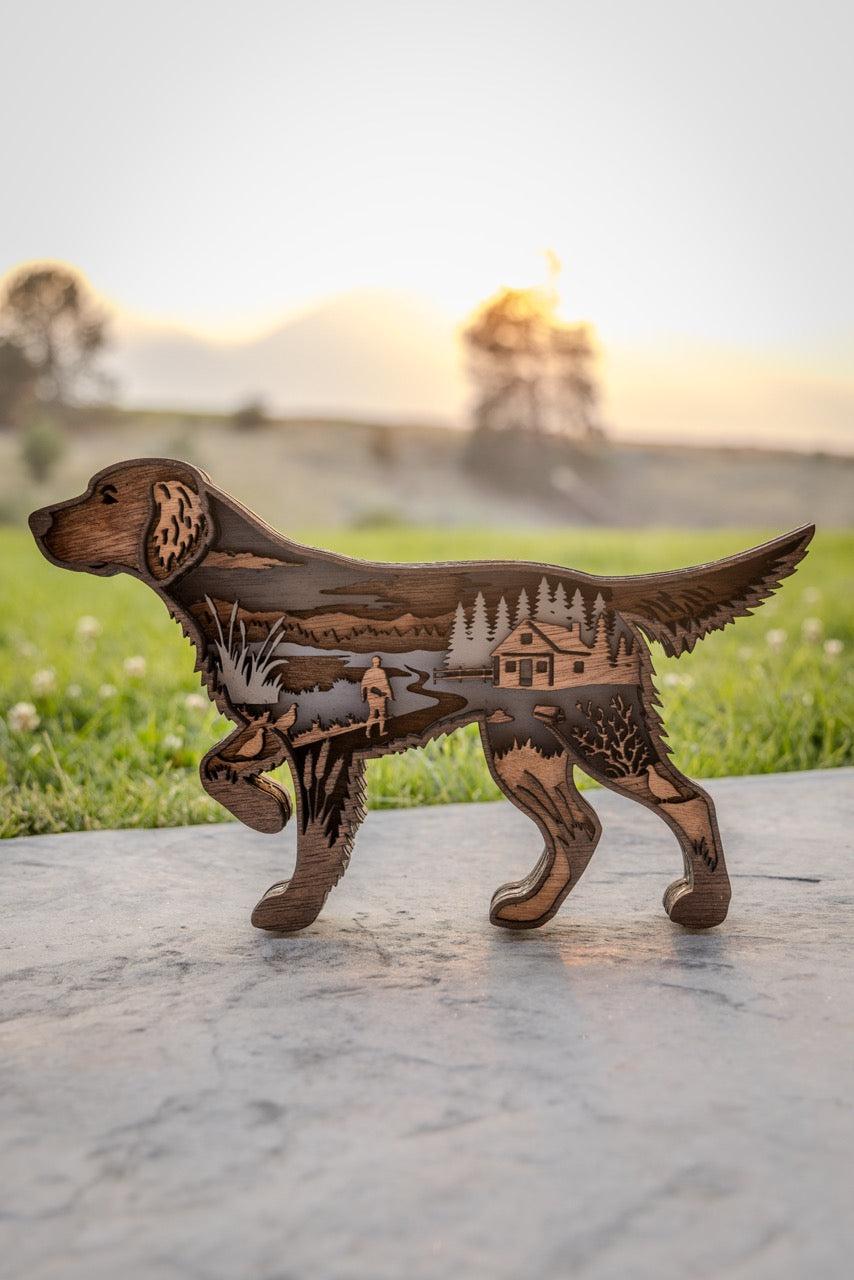 3D Retriever Decor