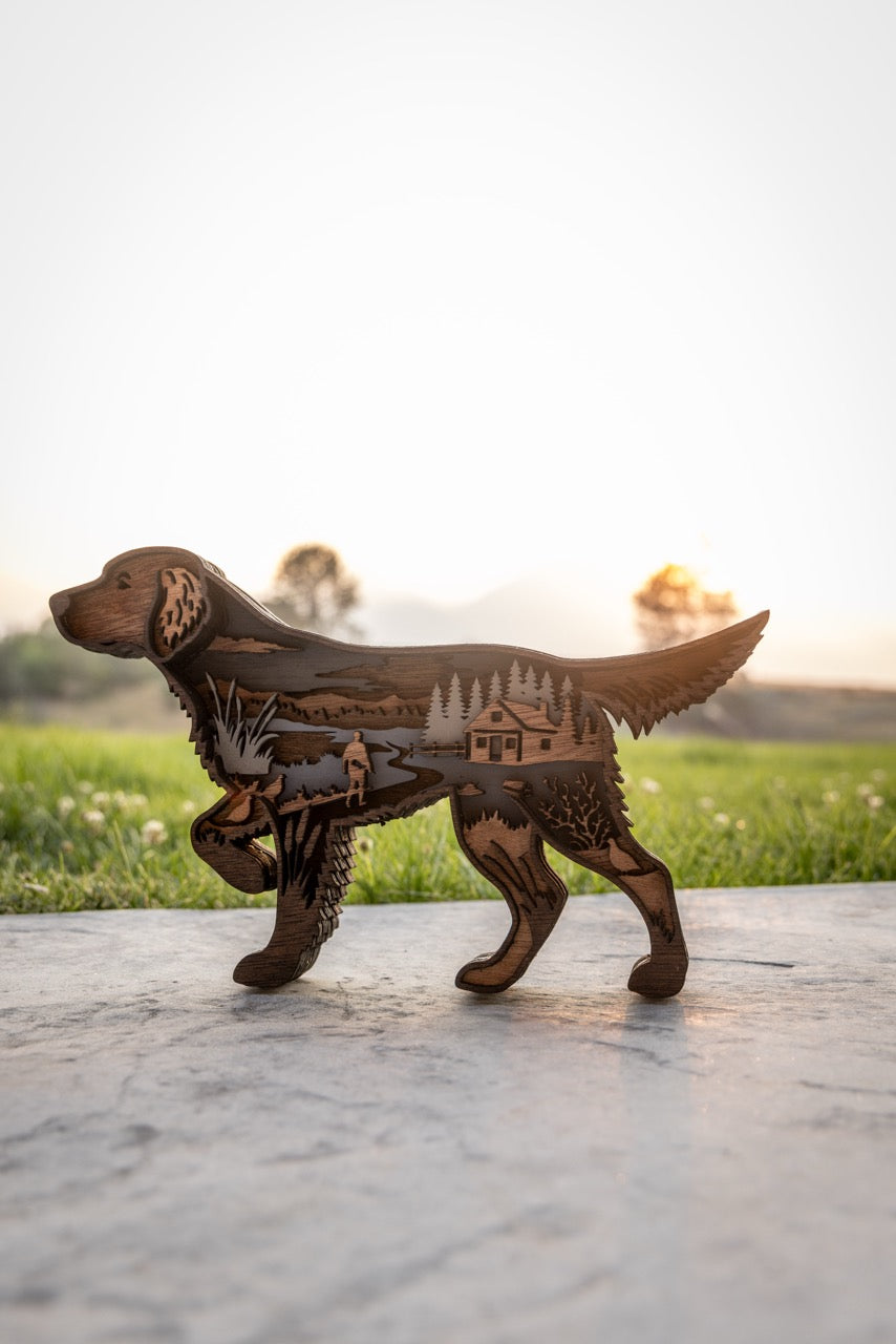 3D Retriever Decor