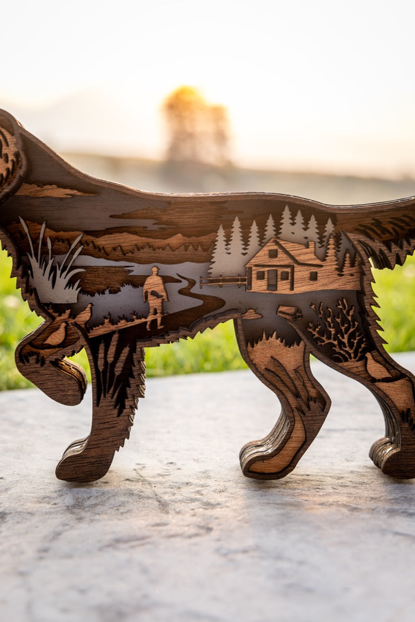 3D Retriever Decor