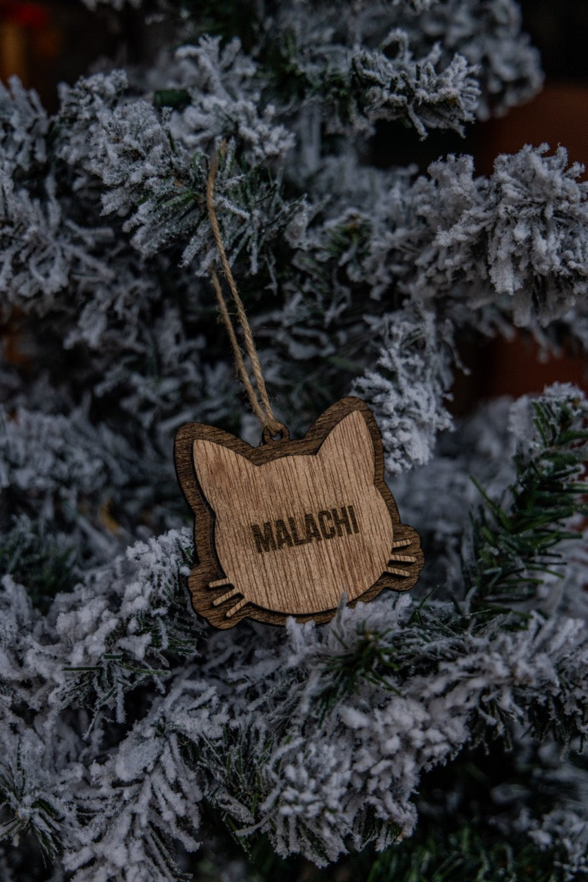 Customizable Cat Ornament