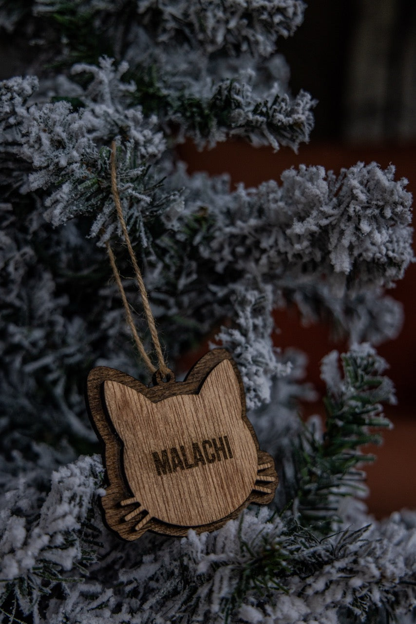 Customizable Cat Ornament