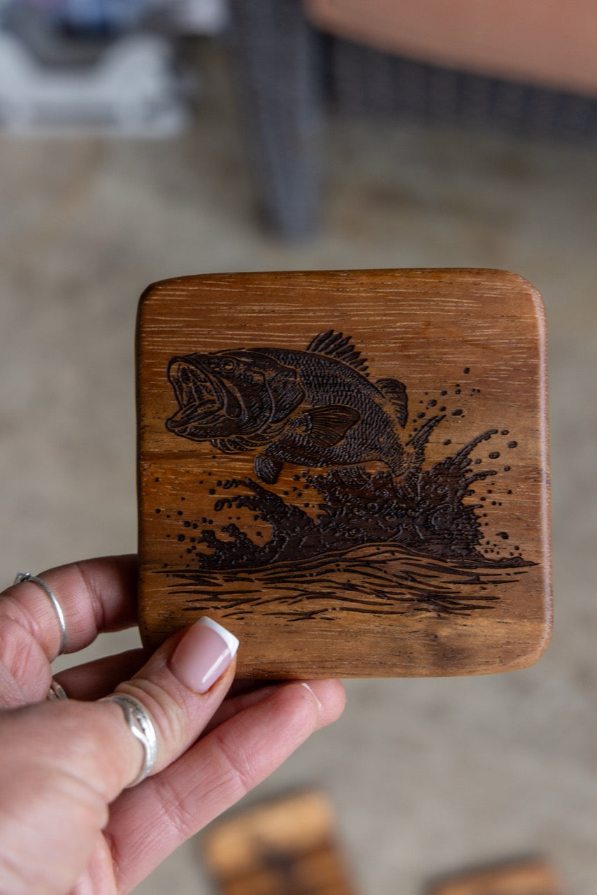 Bass Coasters (Set of 4)