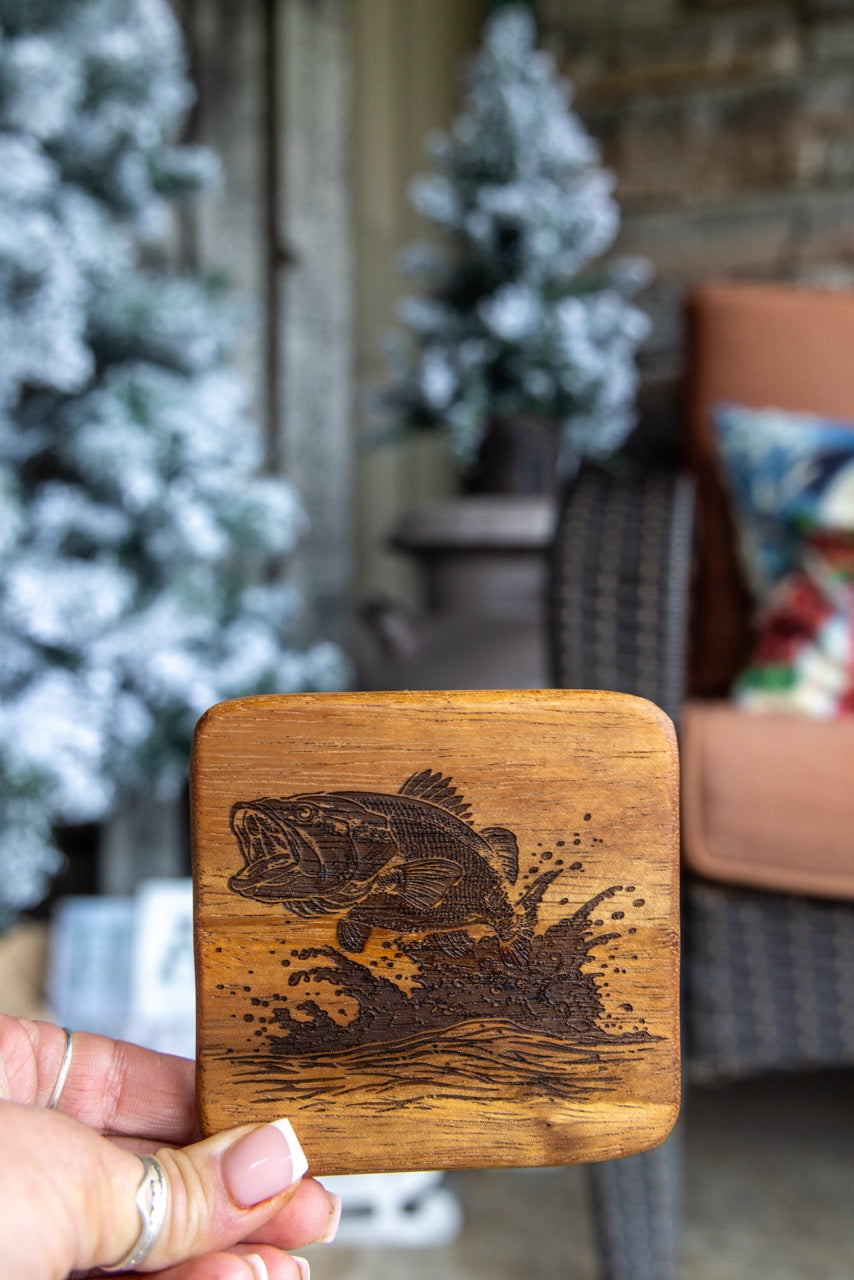 Bass Coasters (Set of 4)