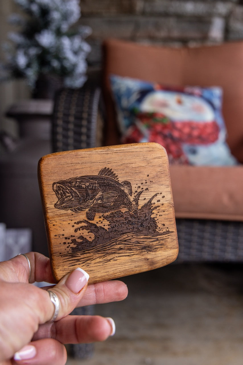 Bass Coasters (Set of 4)