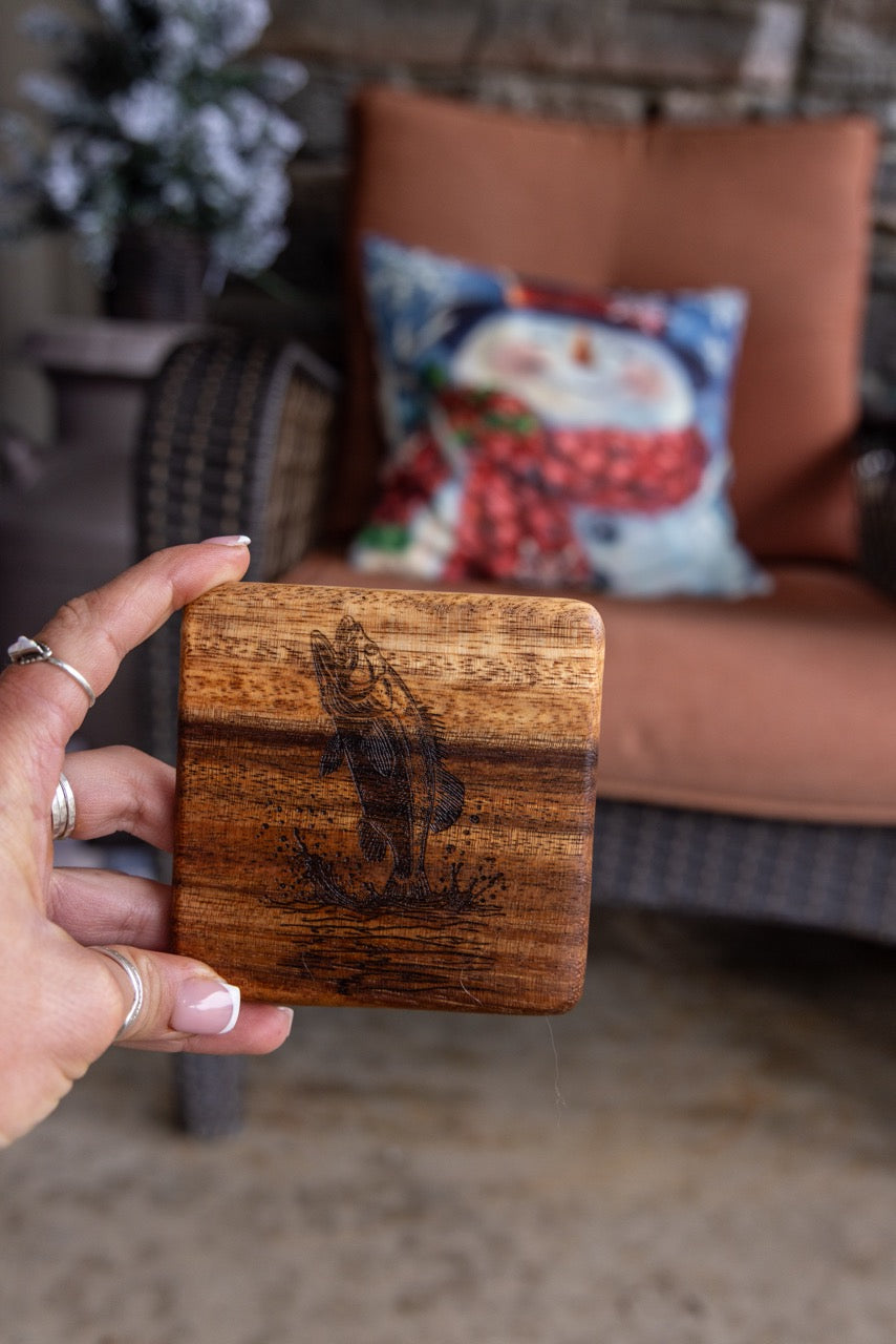 Bass Coasters (Set of 4)