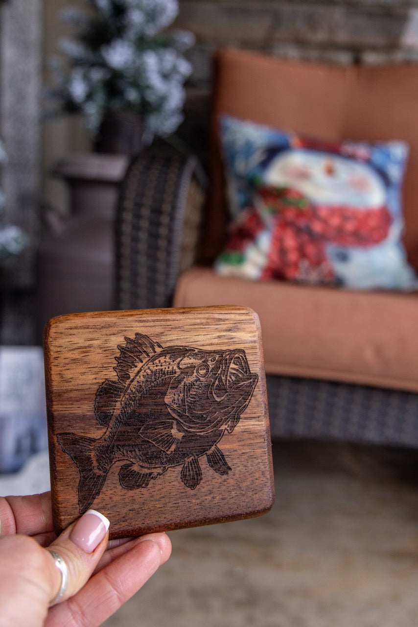 Bass Coasters (Set of 4)