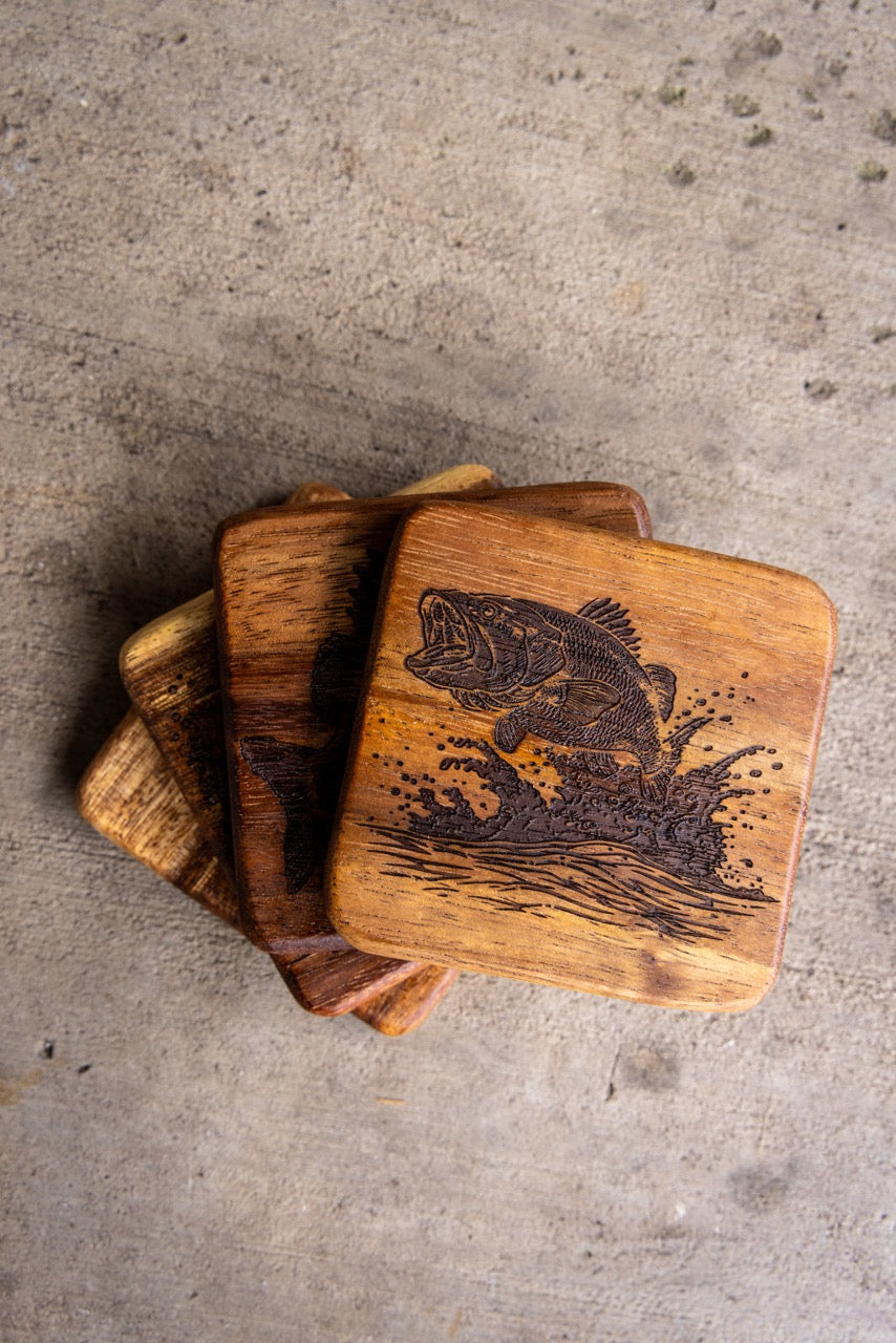 Bass Coasters (Set of 4)