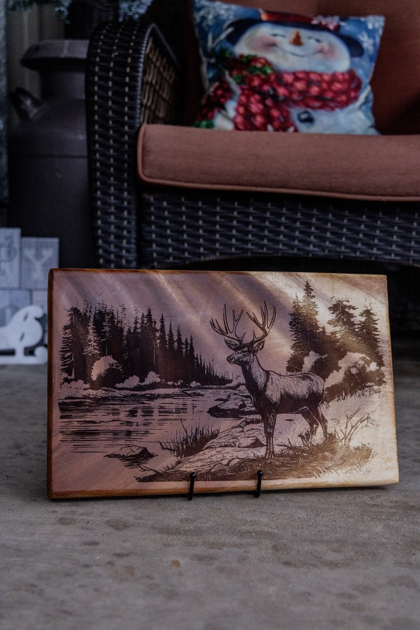 Deer Forest Serving Board