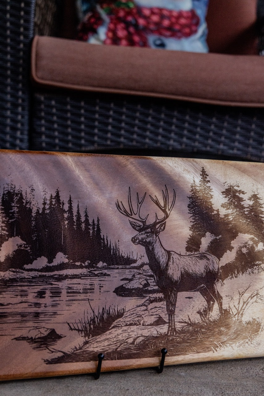 Deer Forest Serving Board