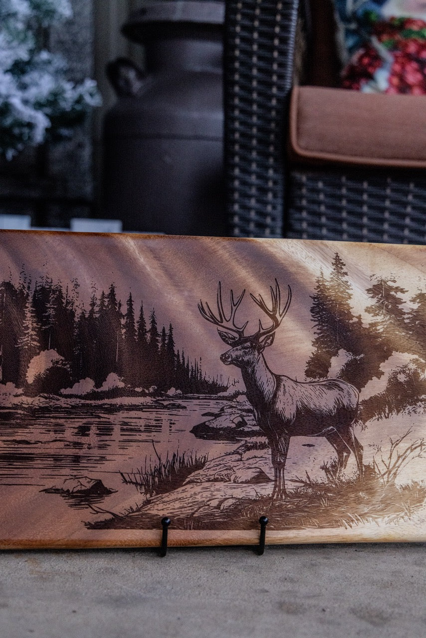 Deer Forest Serving Board